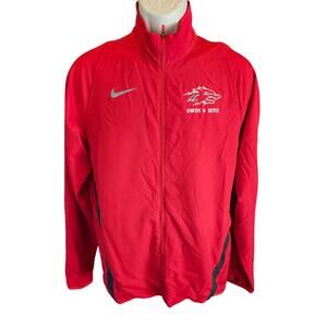 Stony Brook seawolves swimming and diving Nike team zip up jacket EUC small S